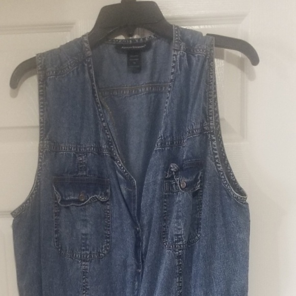 denim dress ashley stewart